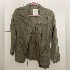 Madewell Utility Jacket, Army Green XS